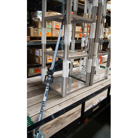 Keeper Tie-Down, 14'x1.5", 1666lbs WLL Extreme Edge Ratchet 47207